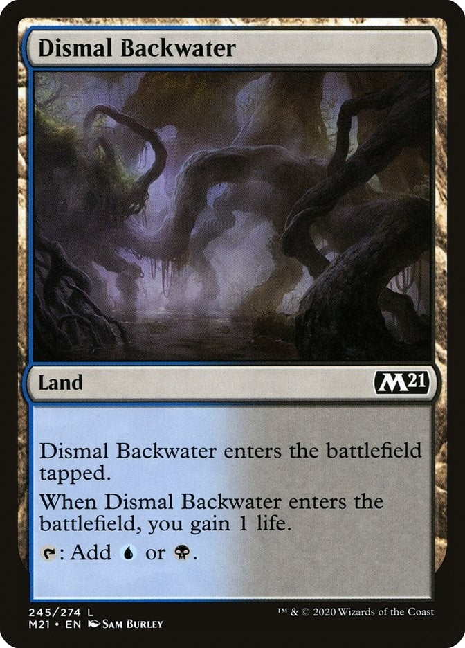 Image for Dismal Backwater (245) [Core Set 2021] - Magic: The Gathering