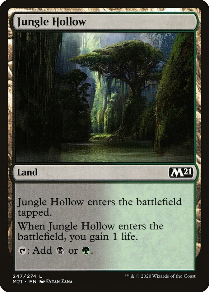 Image for Jungle Hollow (247) [Core Set 2021] - Magic: The Gathering