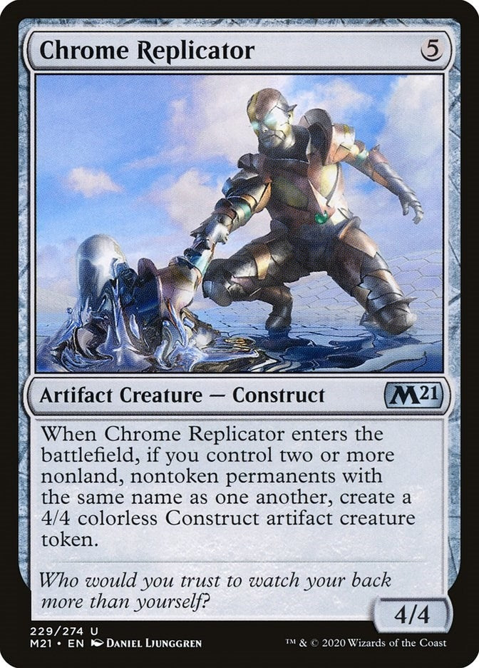 Image for Chrome Replicator (229) [Core Set 2021] - Magic: The Gathering