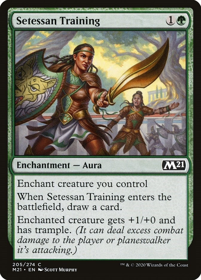 Image for Setessan Training (205) [Core Set 2021] - Magic: The Gathering