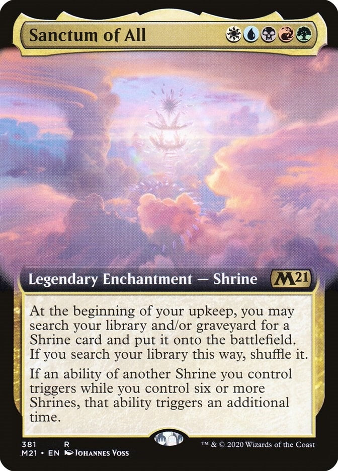 Image for Sanctum of All (Extended Art) (381) [Core Set 2021] - Magic: The Gathering