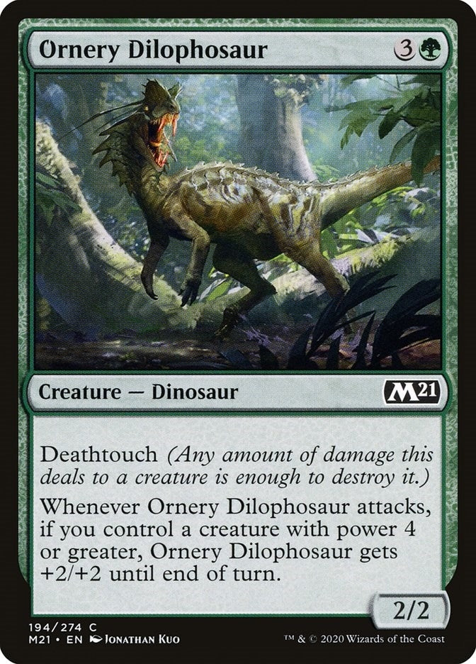 Image for Ornery Dilophosaur (194) [Core Set 2021] - Magic: The Gathering