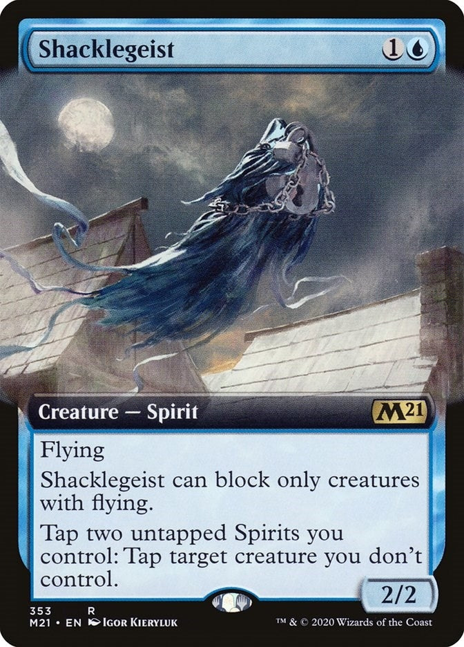 Image for Shacklegeist (Extended Art) (353) [Core Set 2021] - Magic: The Gathering