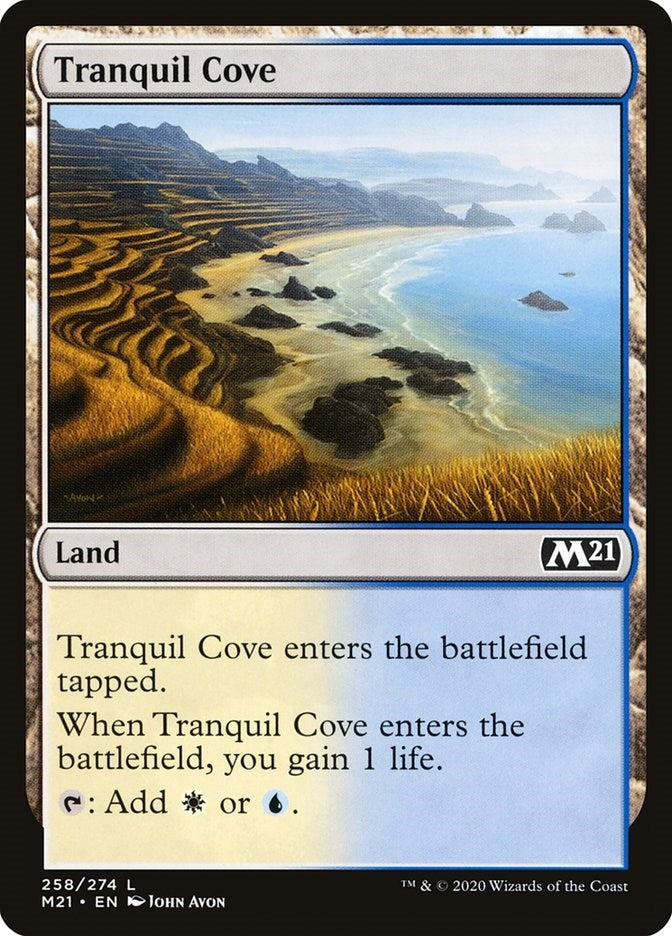 Image for Tranquil Cove (258) [Core Set 2021] - Magic: The Gathering