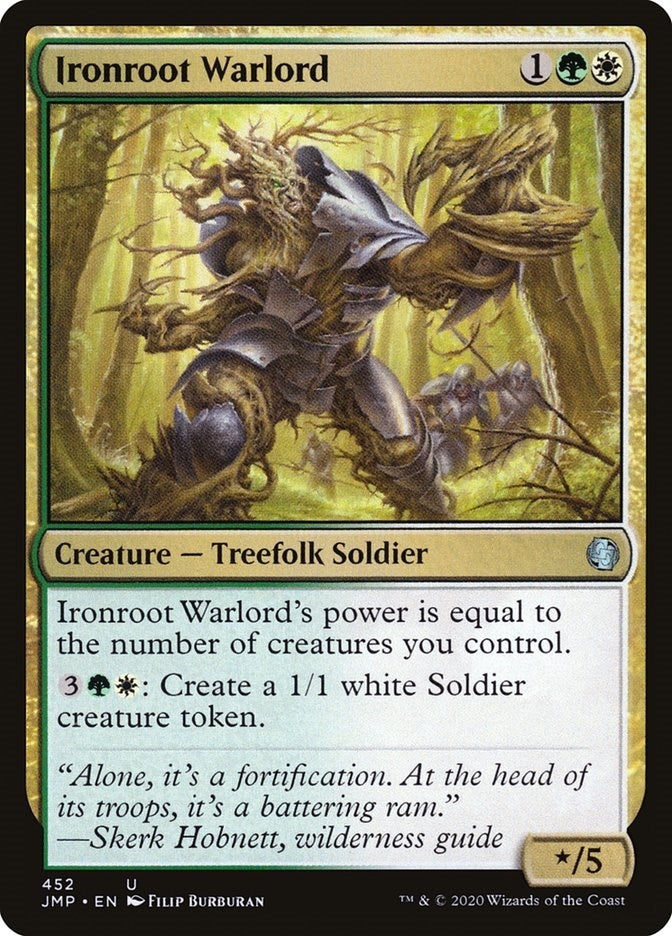 Image for Ironroot Warlord (452) [Jumpstart] - Magic: The Gathering