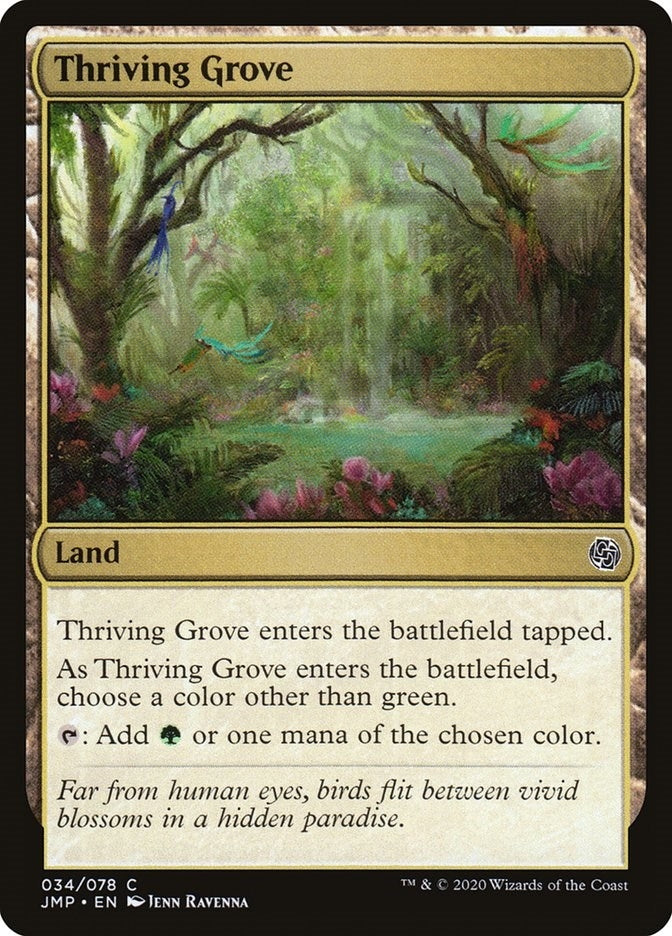 Image for Thriving Grove (34) [Jumpstart] - Magic: The Gathering
