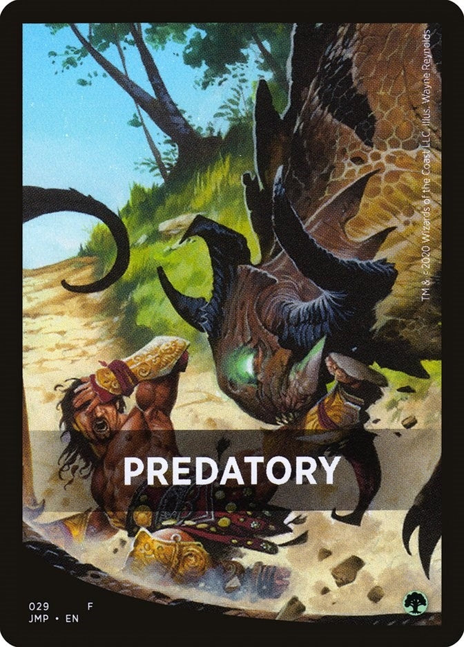 Image for Predatory Theme Card (29) [Jumpstart] - Magic: The Gathering