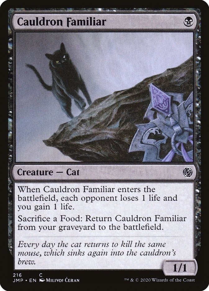 Image for Cauldron Familiar (216) [Jumpstart] - Magic: The Gathering