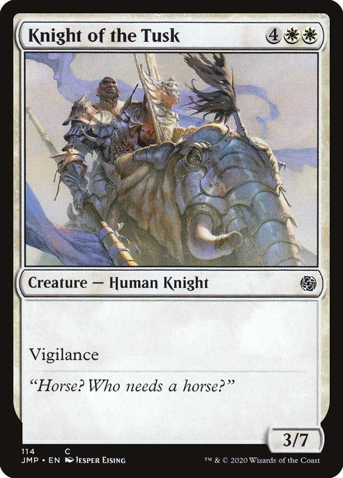 Image for Knight of the Tusk (114) [Jumpstart] - Magic: The Gathering