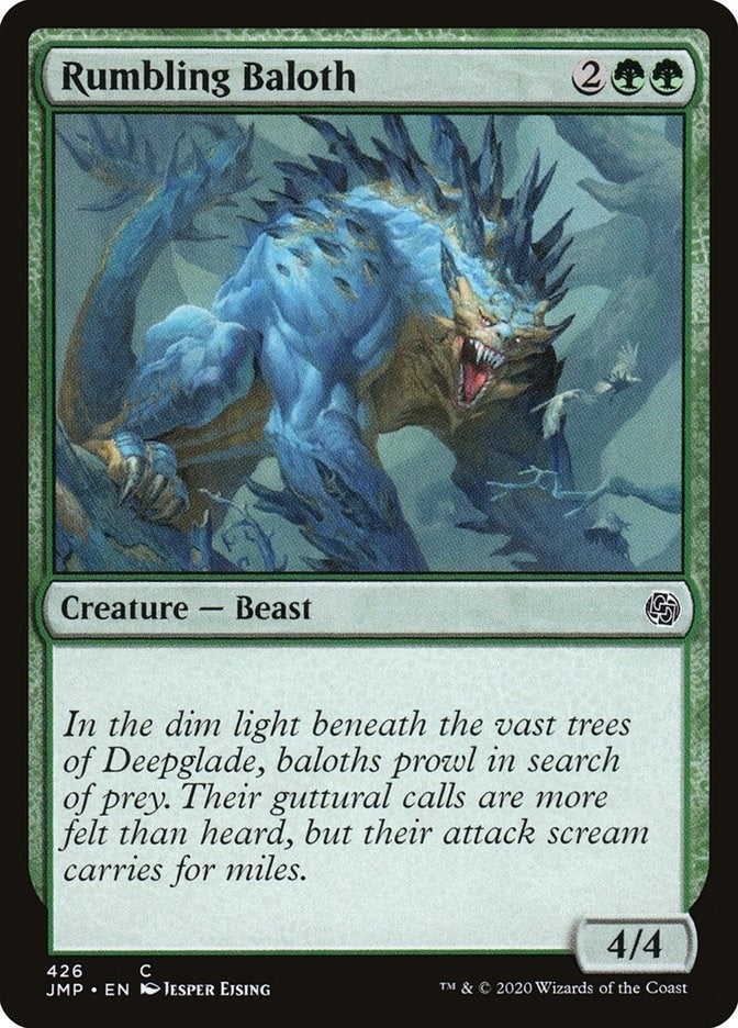 Image for Rumbling Baloth (426) [Jumpstart] - Magic: The Gathering
