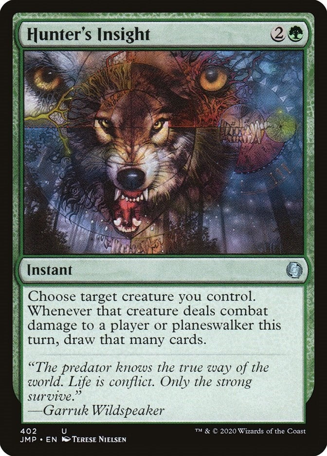 Image for Hunter's Insight (402) [Jumpstart] - Magic: The Gathering