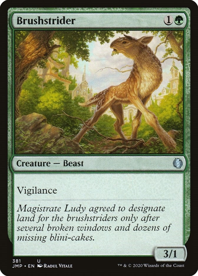 Image for Brushstrider (381) [Jumpstart] - Magic: The Gathering