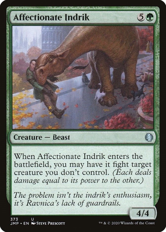 Image for Affectionate Indrik (373) [Jumpstart] - Magic: The Gathering