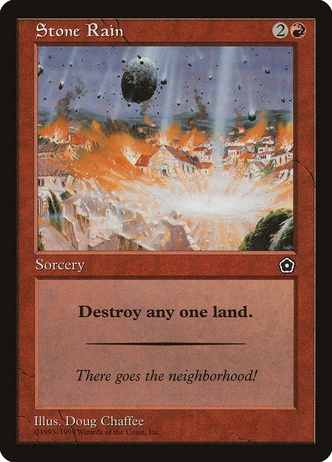 Image for Stone Rain [Portal Second Age] - Magic: The Gathering