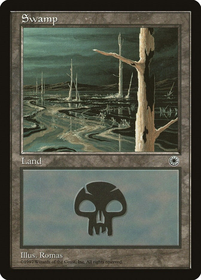 Image for Swamp (White Tree) [Portal] - Magic: The Gathering
