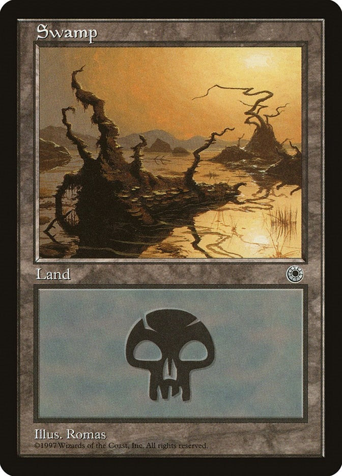 Image for Swamp (Yellow Sun) [Portal] - Magic: The Gathering