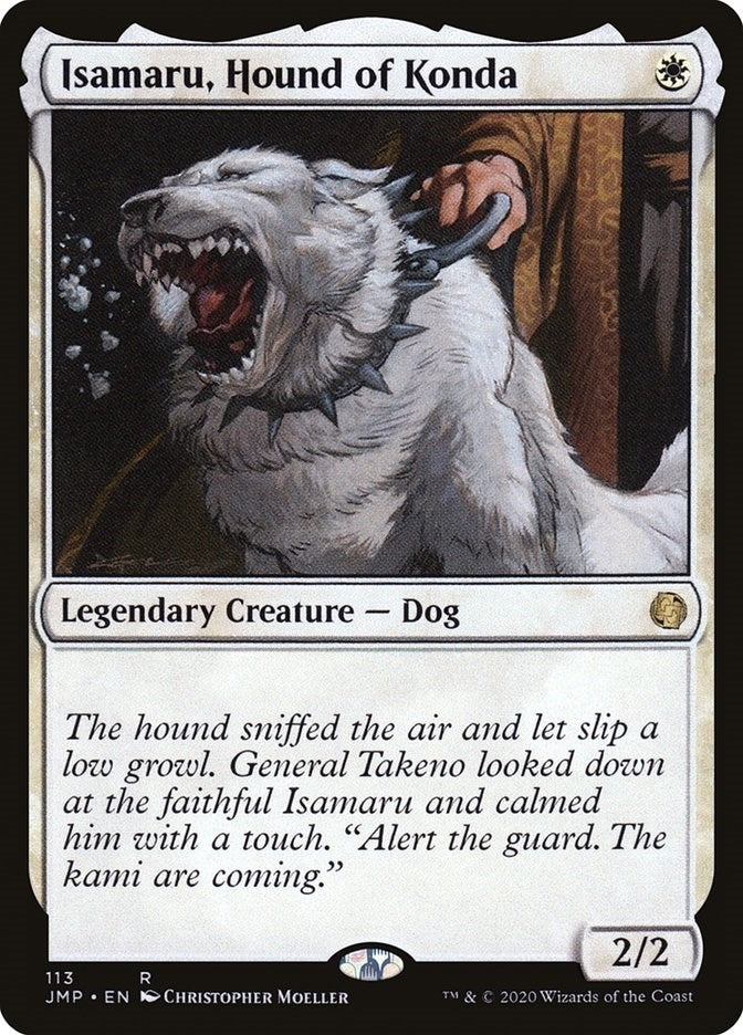 Image for Isamaru, Hound of Konda (113) [Jumpstart] - Magic: The Gathering