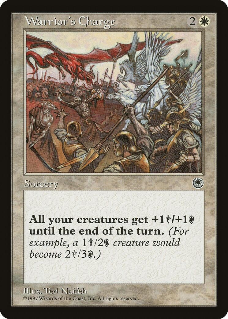 Image for Warrior's Charge [Portal] - Magic: The Gathering