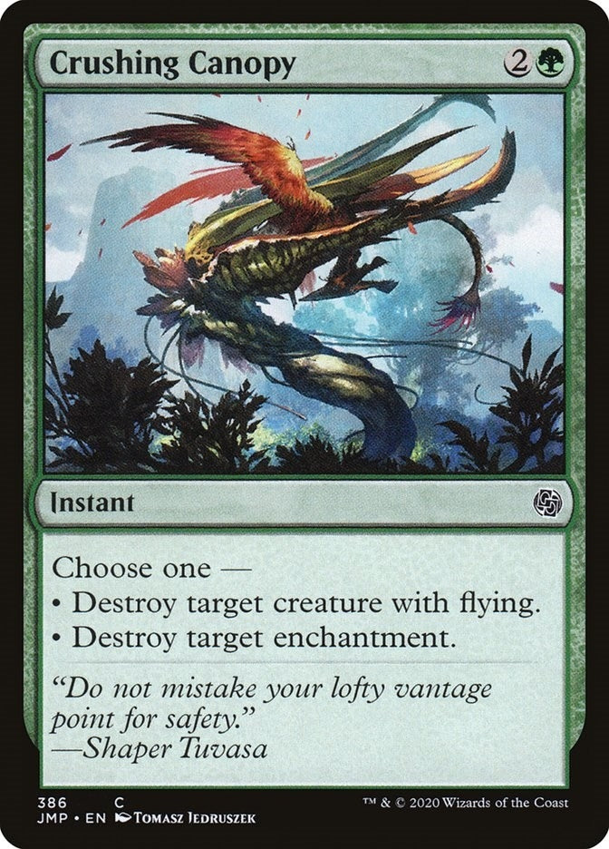 Image for Crushing Canopy (386) [Jumpstart] - Magic: The Gathering
