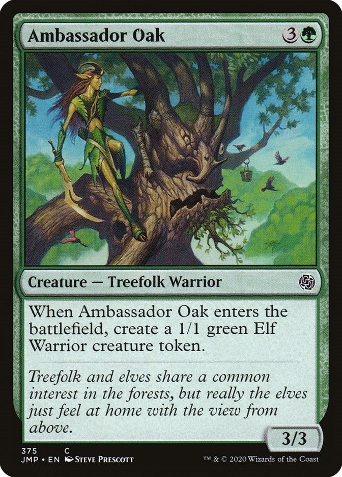Image for Ambassador Oak (375) [Jumpstart] - Magic: The Gathering