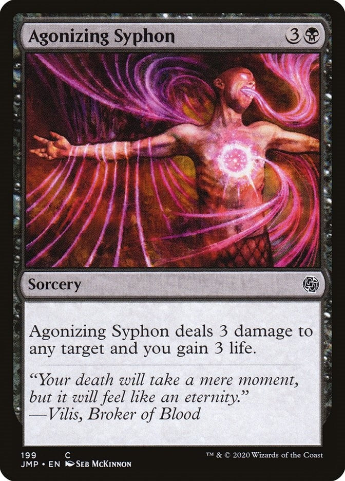Image for Agonizing Syphon (199) [Jumpstart] - Magic: The Gathering