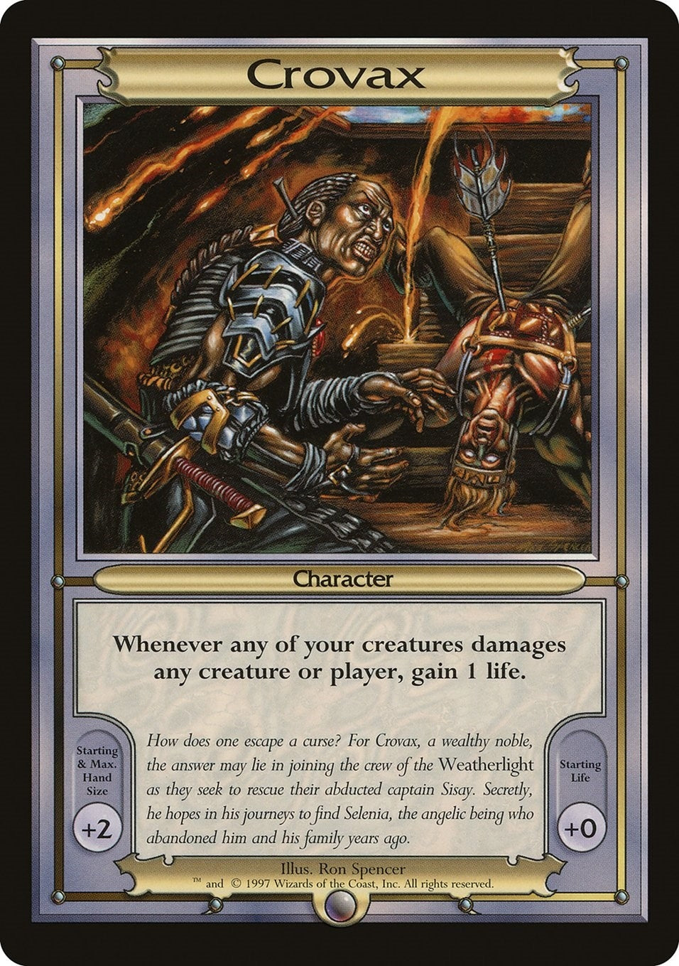 Image for Crovax (Oversize) [Vanguard] - Magic: The Gathering