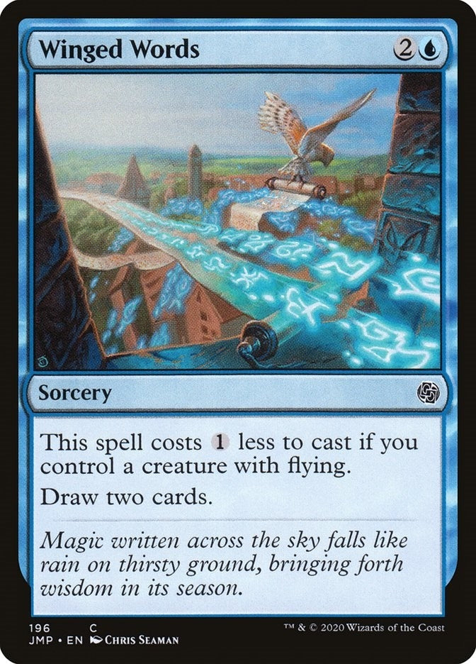 Image for Winged Words (196) [Jumpstart] - Magic: The Gathering