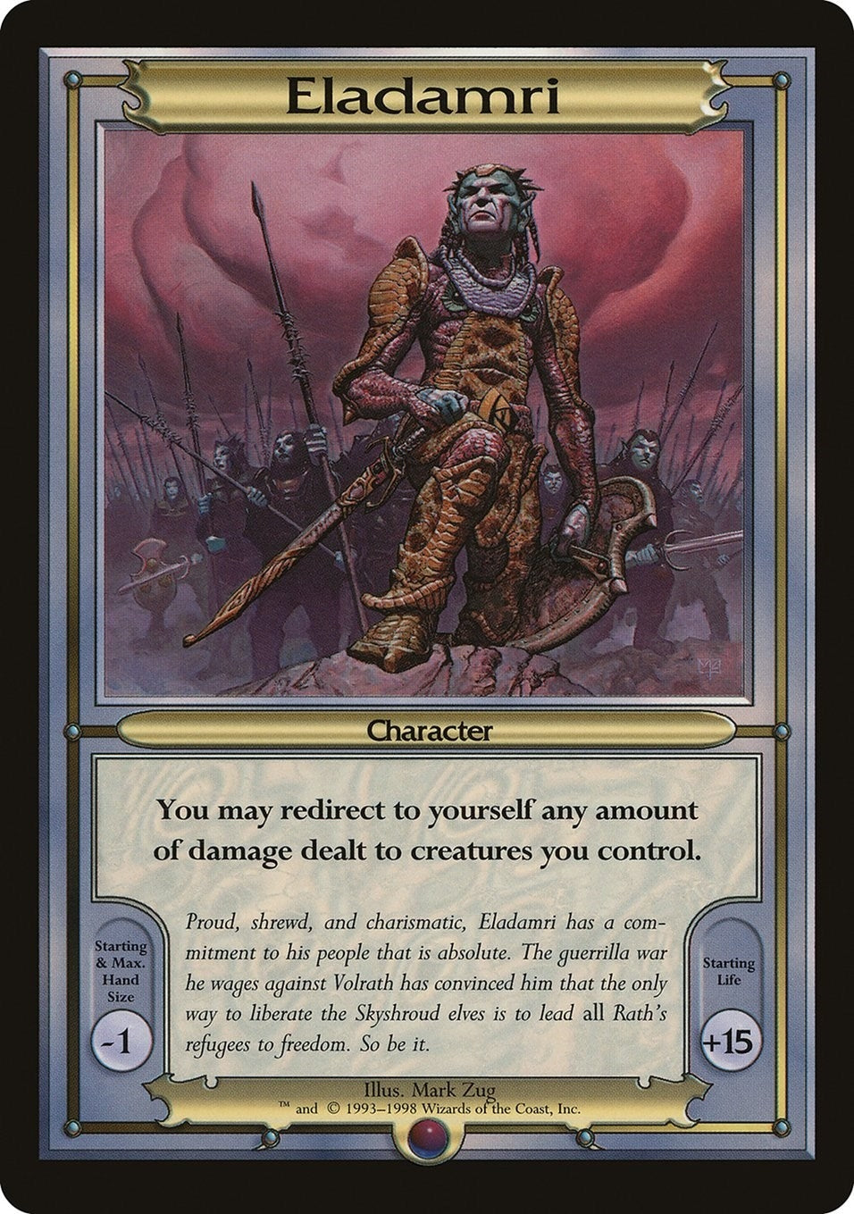 Image for Eladamri (Oversize) [Vanguard] - Magic: The Gathering