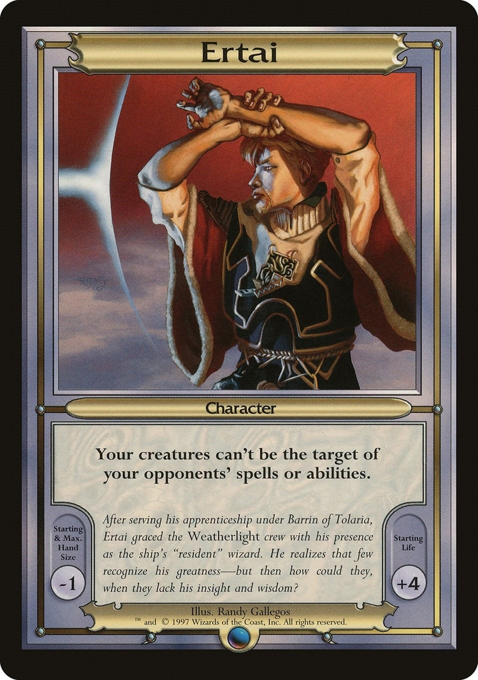 Image for Ertai (Oversize) [Vanguard] - Magic: The Gathering