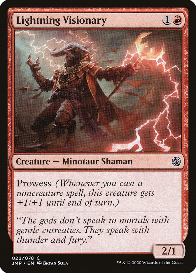 Image for Lightning Visionary (22) [Jumpstart] - Magic: The Gathering