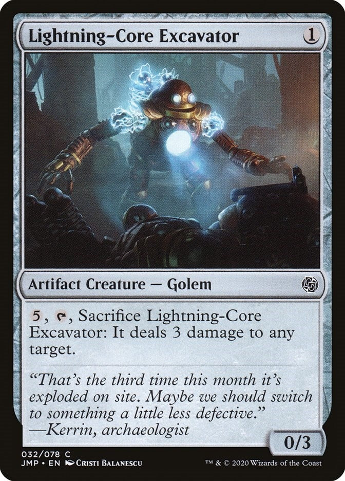 Image for Lightning-Core Excavator (32) [Jumpstart] - Magic: The Gathering