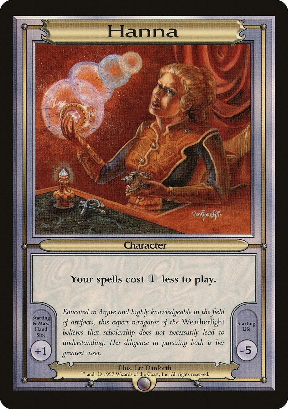 Image for Hanna (Oversize) [Vanguard] - Magic: The Gathering