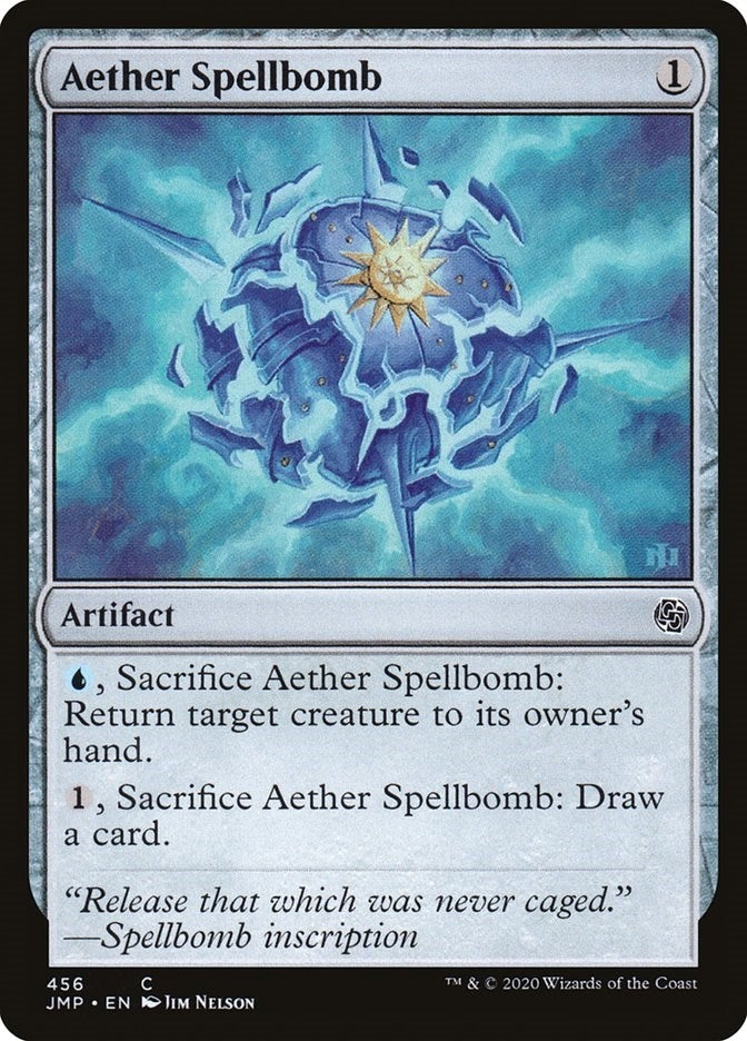 Image for Aether Spellbomb (456) [Jumpstart] - Magic: The Gathering