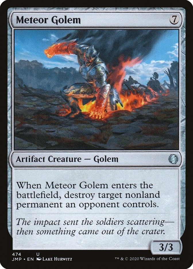 Image for Meteor Golem (474) [Jumpstart] - Magic: The Gathering