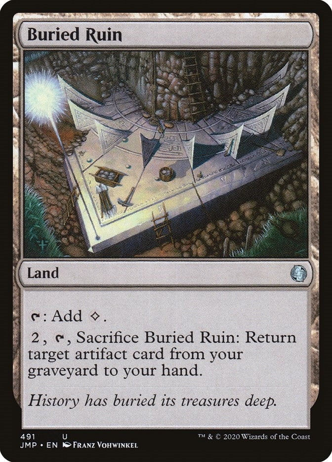 Image for Buried Ruin (491) [Jumpstart] - Magic: The Gathering