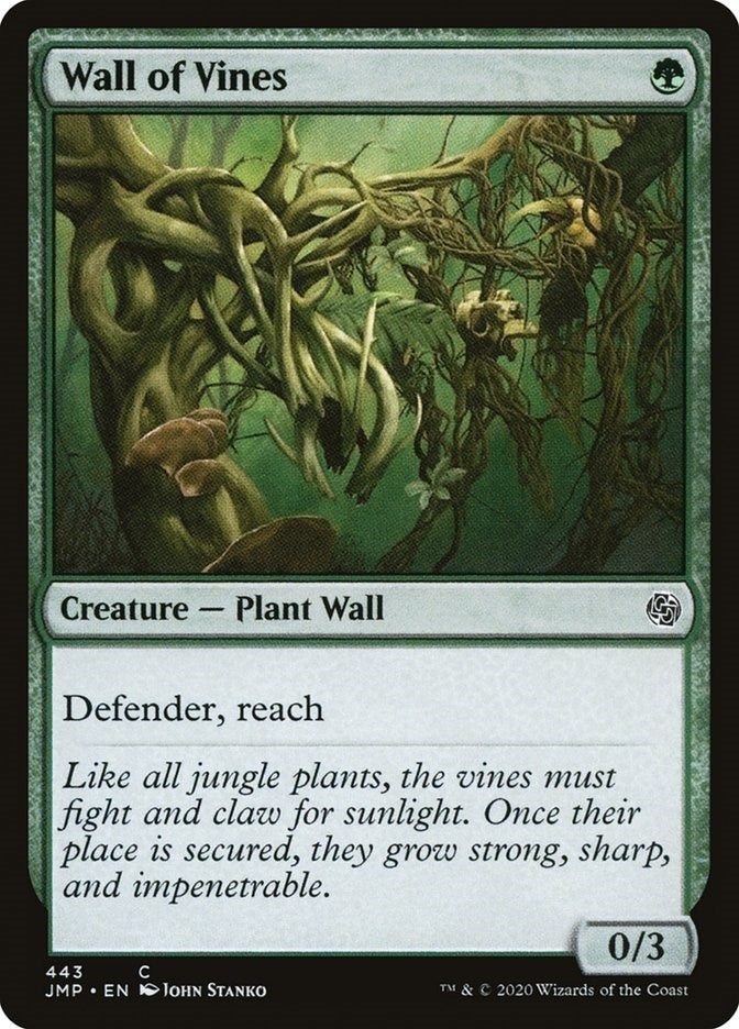 Image for Wall of Vines (443) [Jumpstart] - Magic: The Gathering