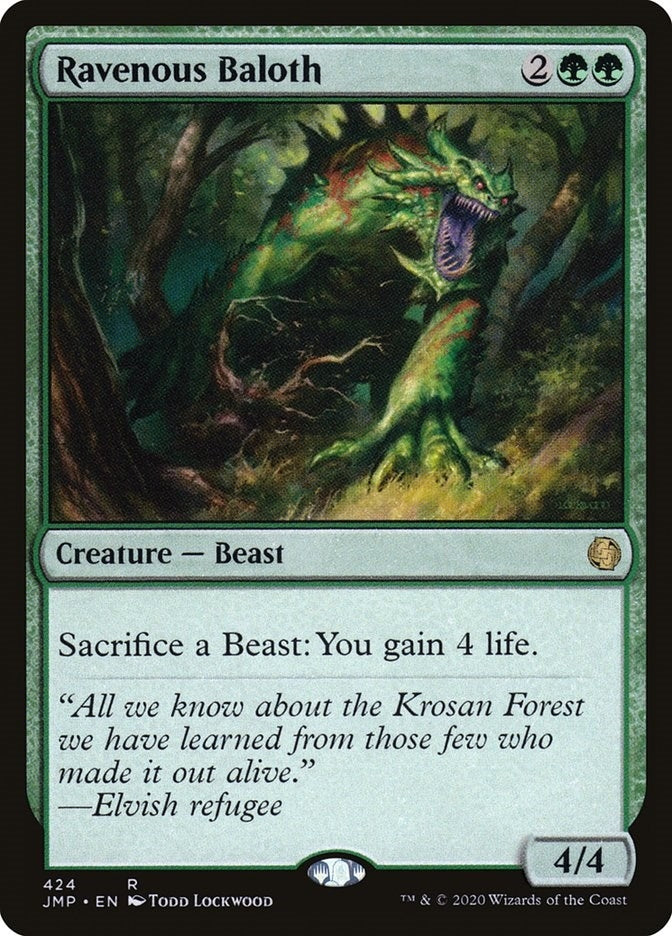 Image for Ravenous Baloth (424) [Jumpstart] - Magic: The Gathering
