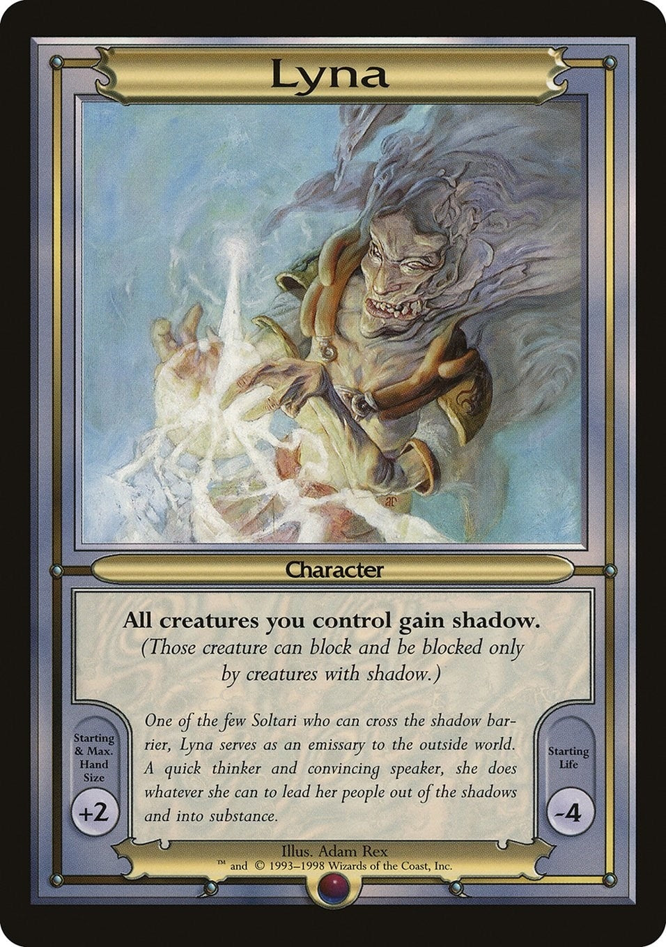 Image for Lyna (Oversize) [Vanguard] - Magic: The Gathering