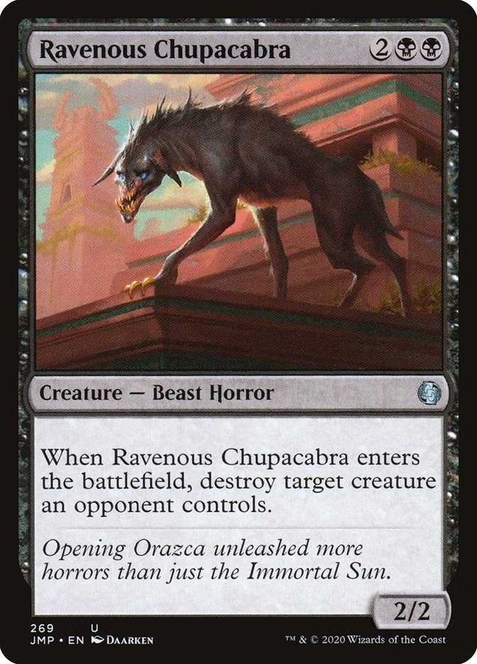 Image for Ravenous Chupacabra (269) [Jumpstart] - Magic: The Gathering