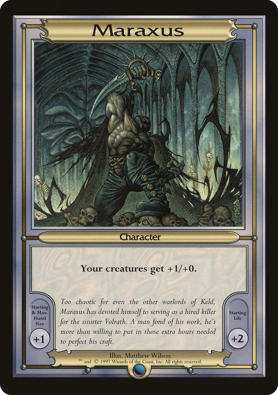 Image for Maraxus (Oversize) [Vanguard] - Magic: The Gathering