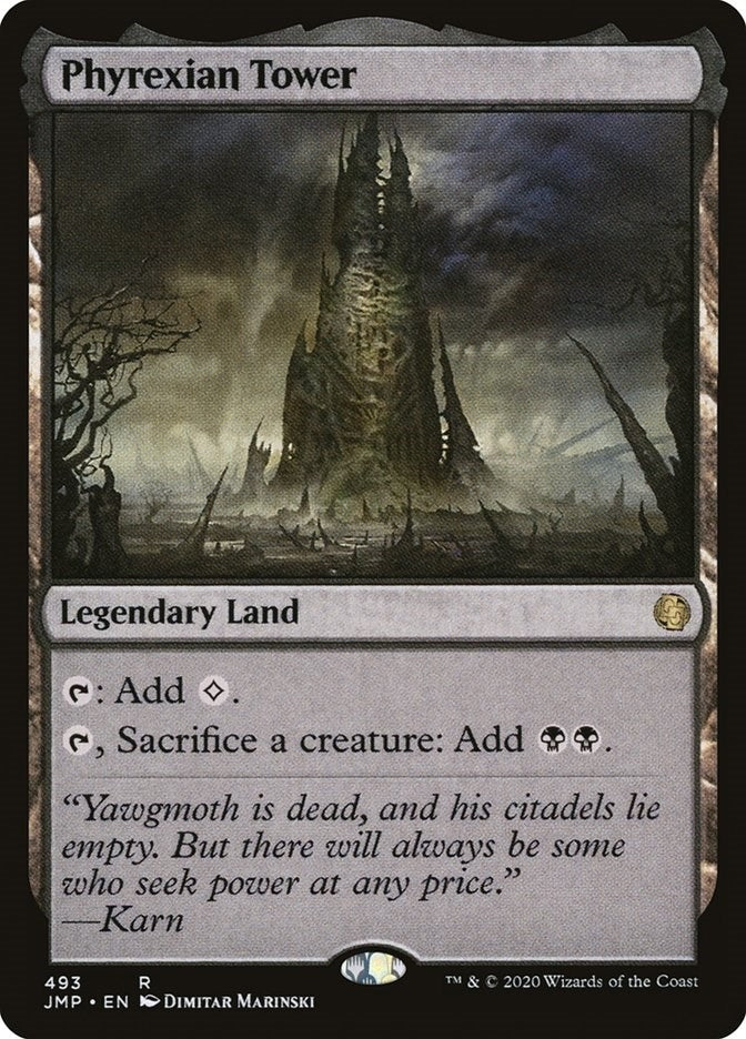Image for Phyrexian Tower (493) [Jumpstart] - Magic: The Gathering