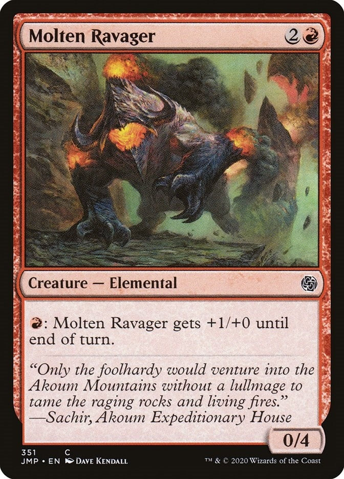 Image for Molten Ravager (351) [Jumpstart] - Magic: The Gathering