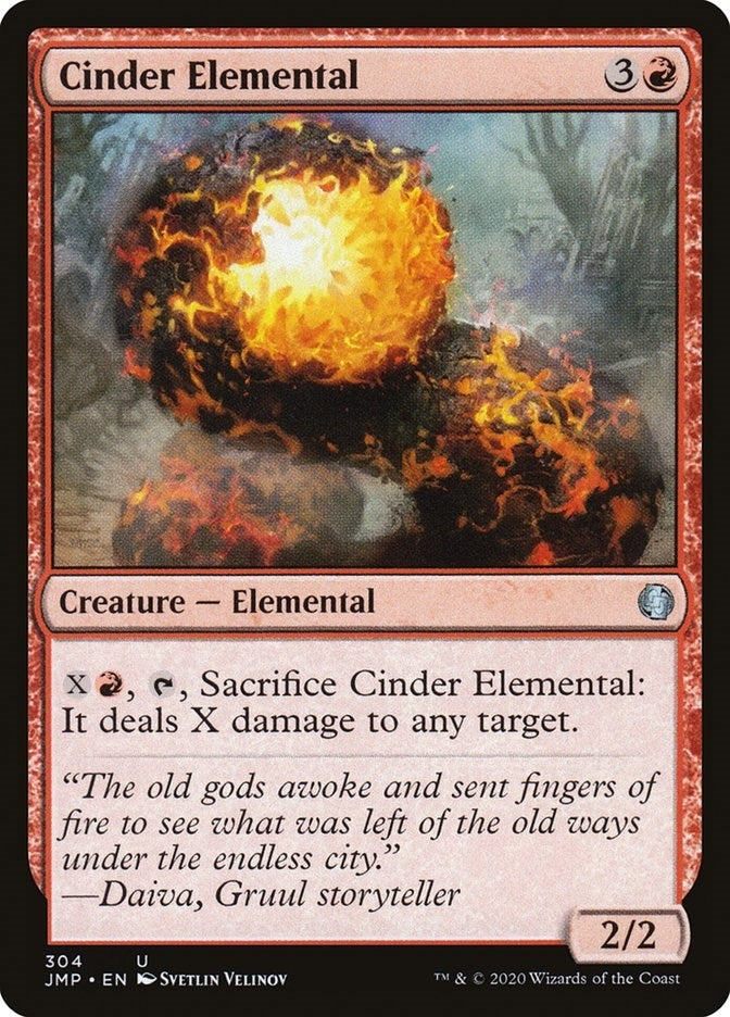 Image for Cinder Elemental (304) [Jumpstart] - Magic: The Gathering