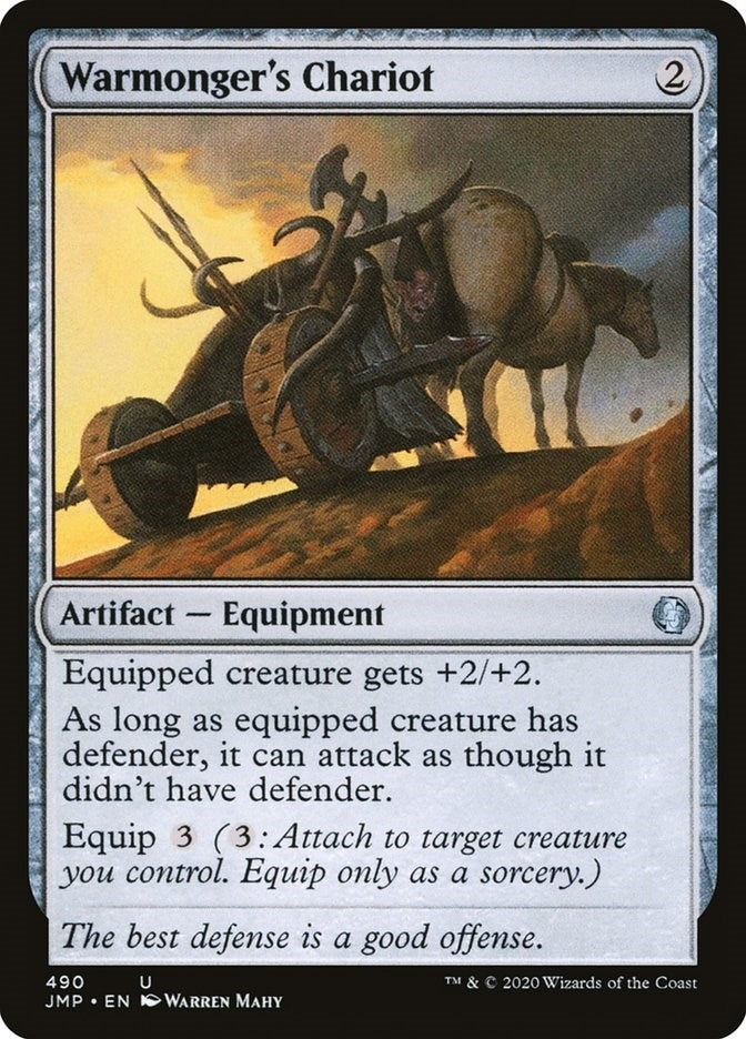 Image for Warmonger's Chariot (490) [Jumpstart] - Magic: The Gathering