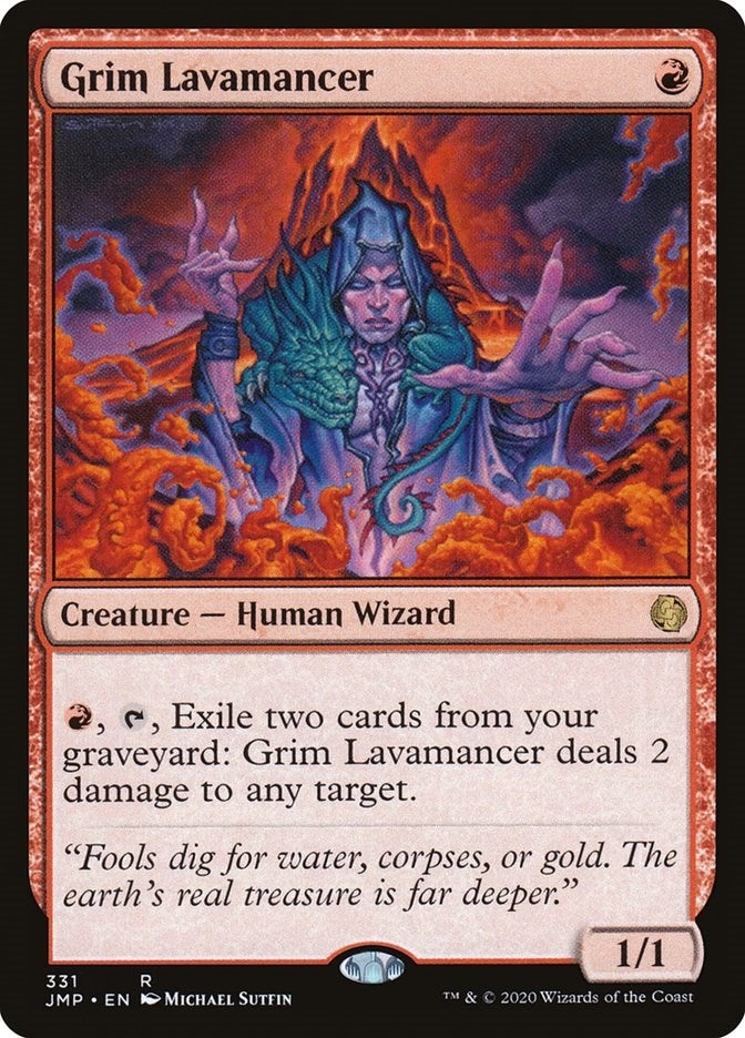 Image for Grim Lavamancer (331) [Jumpstart] - Magic: The Gathering