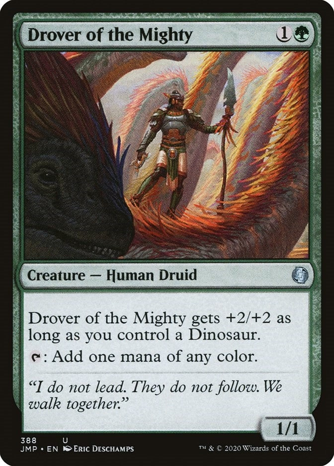 Image for Drover of the Mighty (388) [Jumpstart] - Magic: The Gathering