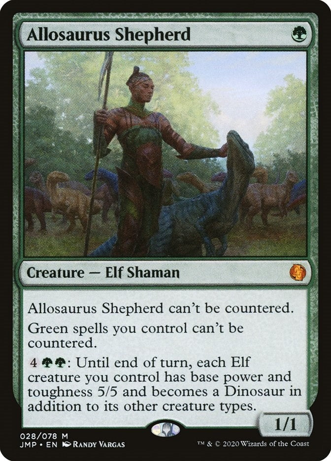 Image for Allosaurus Shepherd (28) [Jumpstart] - Magic: The Gathering