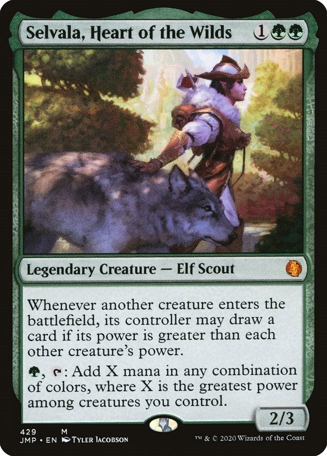Image for Selvala, Heart of the Wilds (429) [Jumpstart] - Magic: The Gathering