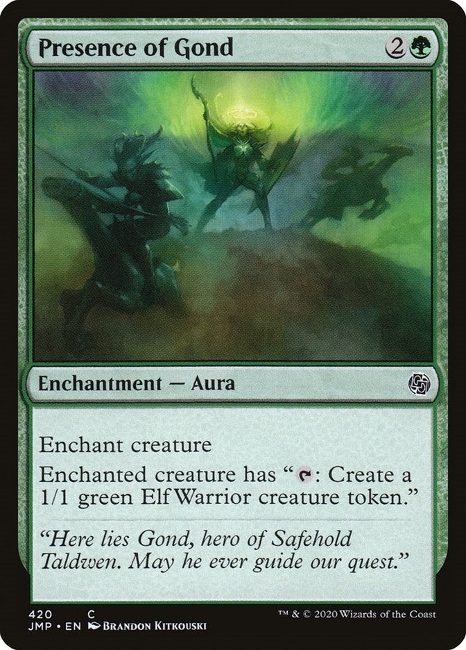 Image for Presence of Gond (420) [Jumpstart] - Magic: The Gathering