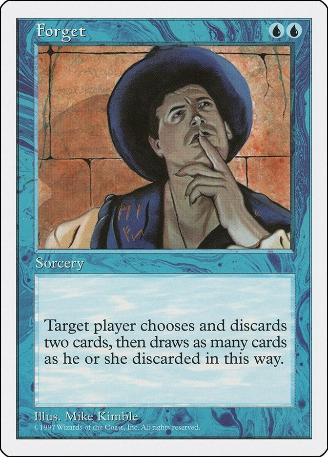 Image for Forget [Fifth Edition] - Magic: The Gathering